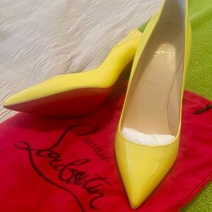 Christian Louboutin Patent Yellow